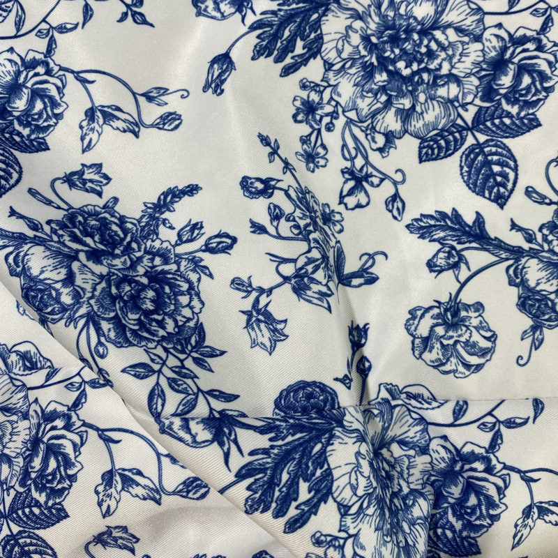 French Blue Toile Polyester – EVENTS TO REMEMBER